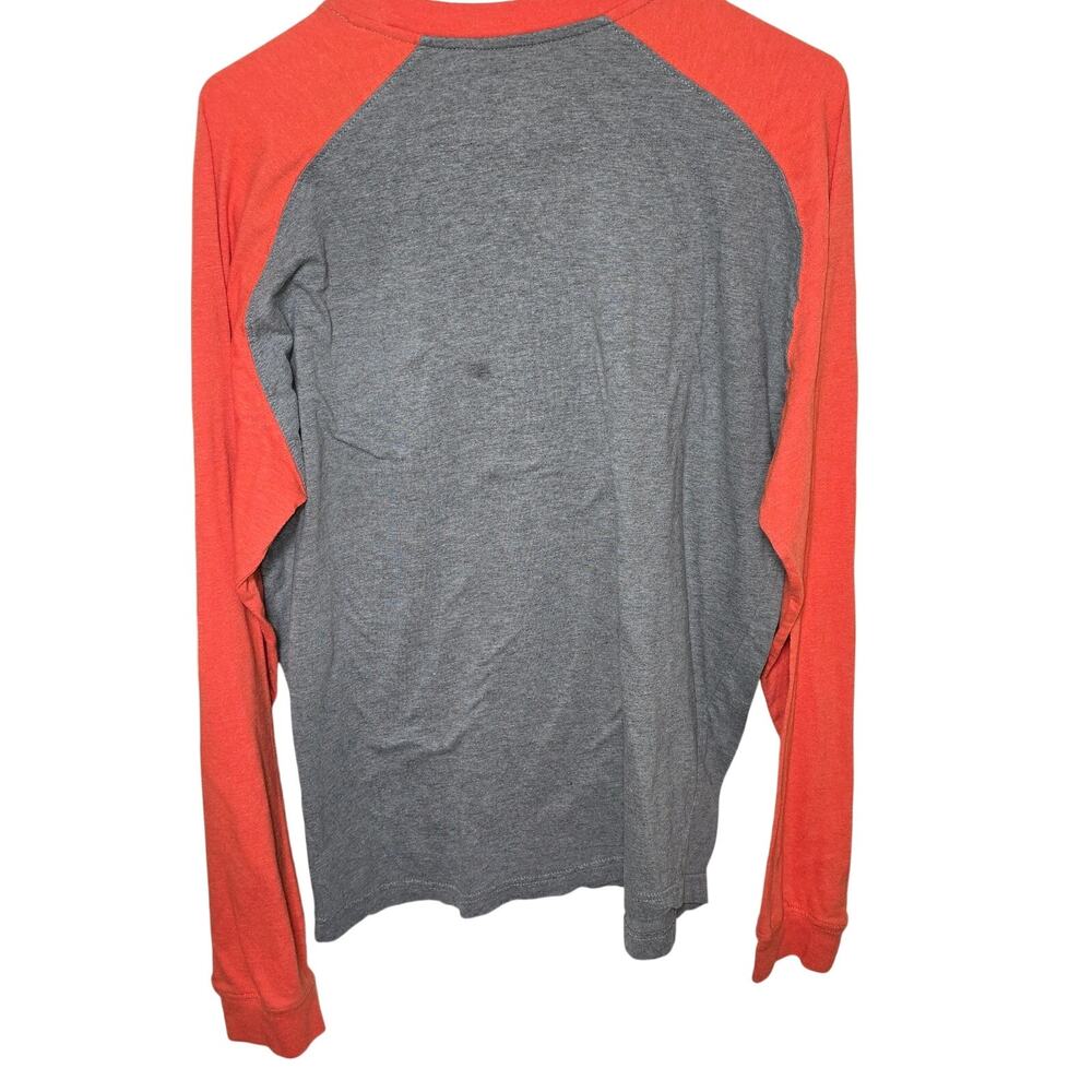 Oklahoma State Cowboys Rivalry Threads Long Sleeve Tee Gray Orange Pistol Pete - Picture 4 of 5